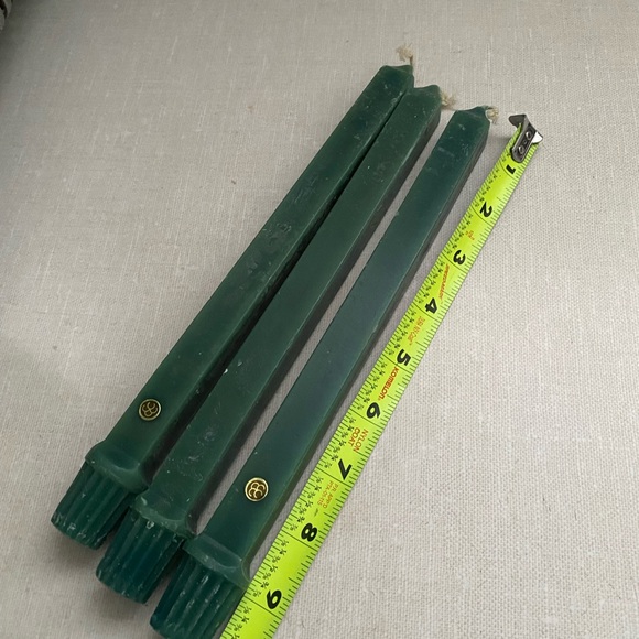 Vintage Partylite Evergreen Candle Sticks Candlestick Lot Of 3 Unlit - Picture 6 of 16